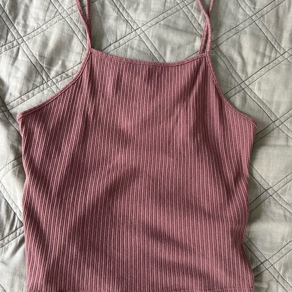 purple american eagle tank